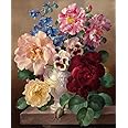 TULIP N TURTLE Peony Diy Acrylic Paint By Number Kit Adults Kids Beginner Number Painting Kit Diy Canvas Painting By Number Acrylic Oil Painting. Wall Decoration Diy Painting Kit Adults, Multicolor