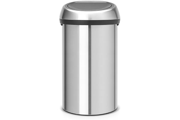 Brabantia Touch Bin Poubelle - Inox Acier Mat - 60L