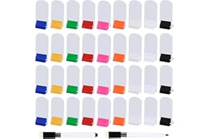 Meetory 65 DIY Leere Spielkarten 45 Kartenständer Kunststoff Kartenhalter mit 2 Schwarzen Markers Stiften für Büro, Schule, Party Supplies, Lernmaterialien für Erwachsene, Männer, Frauen