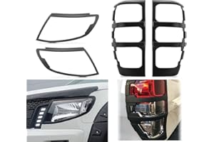 ‎TUNEZ tunez® Scheinwerfer- und Rücklichtschutz Vorne Hinten Rücklicht Lampenabdeckung Kompatibel mit Ranger PX T6 MK1 XL XLT Limited 2 Wildtrak 2011 2012 2013 2014 2015