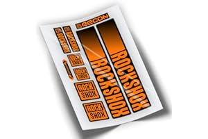 PEGATINEA Rockshox Recon 2021 Adhesive Fork Colours WP442 Orange