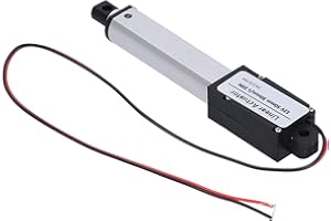 HYUDUO Hochgeschwindigkeits-Linearaktuator, 50 Mm Hub DC 12 V Geräuscharmer Interner Endschalter, Mini-Linearbewegungsaktuator (für Automotive Industrial)(Hub 50mm-30mm/s-20N)