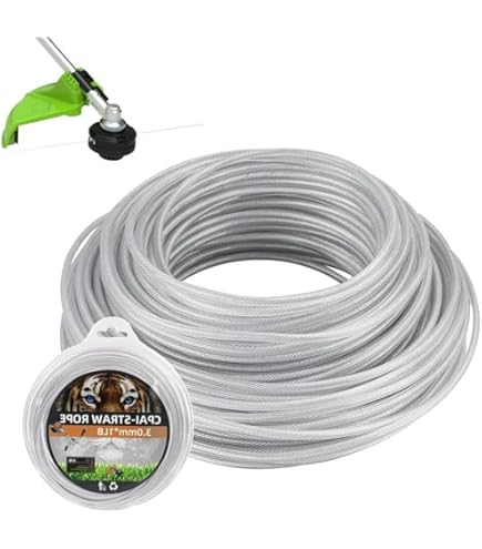 Filo Nylon Per Decespugliatore 2,4mm X 50m - Cavo Rotondo Resistente Per Tagliaerba - Foto 12