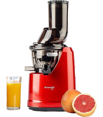 Kuvings B6000 Whole Slow Juicer, Red, 400 ml, KV-NS621CBS2