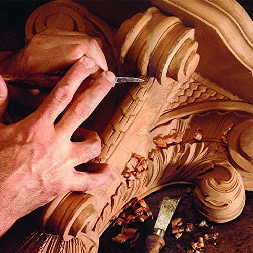 Candora™ handgefertigt Holzschnitzwerkzeug Holz Craft stechbeiteln Tranchiermesser, handgefertigt für Skulptur Diy Griff Wax Carving Keramik – 12 Pieces - 8