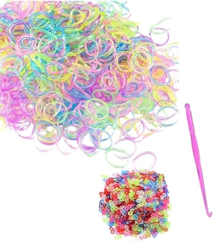thumbnail image 2 of 300 Clear C Clips For Making Loom Band Bracelets 2 of 14