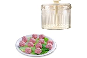 Guanici Manual Meatball Machine Translucent Meatball Machine Kitchen Tool for Making Extruded Meatballs for Meatballs Meatball Shaper for Making Meatballs and Fishballs