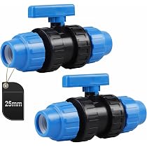 Gebo Plast T-Stück Mit Außengewinde – PE-Klemmfitting Für Trinkwasserleitung, DVGW-geprüft, 25 X 3/4 X 25 Mm