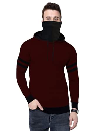 Buy THE ARCHER Solid Men Hooded Neck 