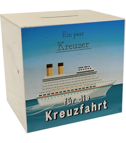 Anker-Spardose Aus Holz – Maritime Schatztruhe Mit Seil, Ca. 10x10x8 Cm, Ideal Für Münzensammler & Seefans