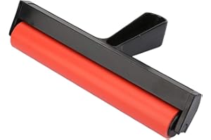 TYENAZA Caoutchouc Brayer - Caoutchouc Brayer Rouleau Art Peinture À L'encre Rouleau De Gravure Outil D'estampage Rouleau Pinceau Rouleau De Gravure 10/15/20 cm(20cm)
