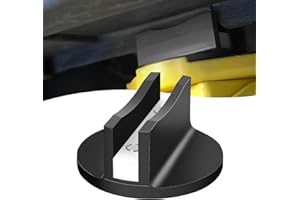 Chelhead Passepoil de Levage magnétique Universel Noir, 1 pièce, avec rainure Large en Aluminium, Adaptateur de Rail de Guidage de châssis, Accessoires de cric de Sol, Compatible avec des véhicules