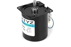 YWBL-WH Synkronmotor AC220V 28W Permanent Magnet Synkronmotor Metallväxelmotor med CW CCW-rotation D-typ Axel 2,5 Rpm Till 110 Rpm för Scenlampor Displayutrustning (2,5 varv)