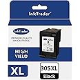 Ink Trader 305 XL Black Ink Cartridge Replacement for HP 305 For Use In Envy 6000 6032 6020 6022 6055 Pro 6400 DeskJet 2700 2710 2720 2722 2752 1210 4100