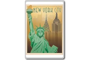 PHOTOSIOTAS New York City USA - Vintage Travel Fridge Magnet - Aimant de réfrigérateur