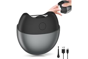 QEWEUUIE Upgrade Elektrischer Nagelknipser,2 Geschwindigkeiten,Mit Licht, Magnetische Abdeckung und Nagelclip-Aufbewahrung,wiederaufladbar,Geeignet für Babys, Senioren und Erwachsene