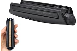 CHENIVESSS 110mm Dispositif à cigarettes, Rouleuse de cigarette Manuel Portable, Rouleau Pour Tabac, Tube Conique en Plastique Conique Rouleau à cigarettes