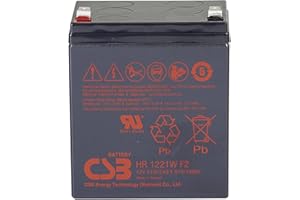CSB | Batteries - Csb Rechargeable Battery HR 1221w f2 12v/5.1ah