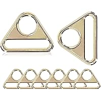 PATIKIL Anneau Triangulaire En Métal, Anneau De Saut Triangulaire, Mousqueton à Ressort, Porte-clés Pour Sac à Main, Noir