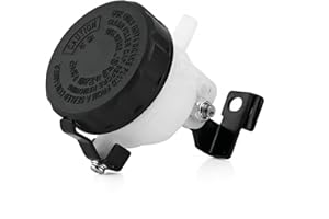 VIFER Réservoir de Frein, Réservoir de Frein Universel Avant Bouteille de Liquide Moto Maître D'Embrayage Tasse D'Huile Cylindre Support