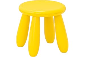 PROTUNING Taburete infantil MAMMUT 35 cm interior/exterior/amarillo