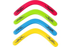 CELINO MAKING YOUR DAY Celino® Neon Colour Boomerang Toy 40cm Summer Garden Beach Outdoor Fun Kids Children Toy New