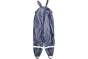 BMS® Schneehose gefüttert für Kinder, ideale Winter-Matschhose und Buddelhose mit kuscheligem Fleece, 100% wasserdicht, besonders hautfreundlich und weich Softskin, Oeko-Tex, Mädchen, Jungen