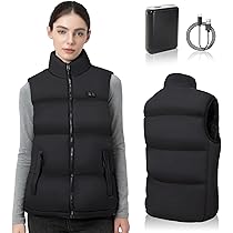 Gilet Chauffant Pour Homme Femme, Veste Chauffante Sans