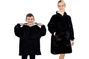 Allen & Mate Hoodie Blanket Ultra Soft Sherpa Fleece Oversized Warm Sweatshirt