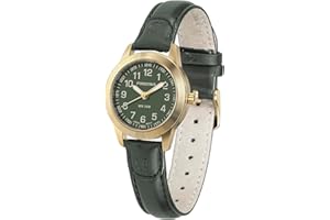 PINDOWS Watches for Women, Elegant Analog Quartz Design with Leather Strap, Waterproof Fashion Dress Ladies Watch with Easy-to-Read Luminous Dial