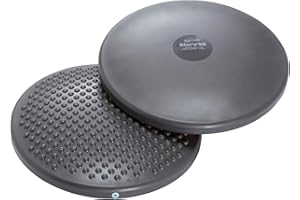 Gymnic Disc’o’Sit Cuscino Propriocettivo per Postura e Allenamento Funzionale, Ø 39 cm, gonfiabile, in PVC sicuro, dispositivo medico di classe I per fitness e riabilitazione