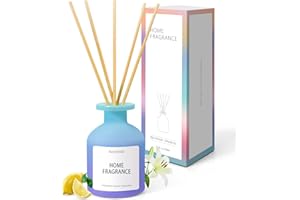 ‎SCENT-HI Scent-Hi Duftstäbchen Raumduft 100 ml Diffuser mit ätherischen Ölen Fruchtig und Blumig - Natürlich, Langanhaltend, fur Raum, Zuhausem, Büro, Spa mit 6 Diffusor Stäbchen