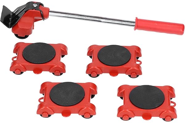 BuyWeek Möbelflytt, multifunktionell möbellyftare med 4-pack rörliga skjutreglage, kraftiga möbler rörliga rullset