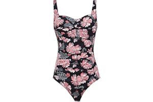 Aidotop Womens One Piece Swimsuit Tummy Control with Ruched Monokinis Tribal Swimsuits