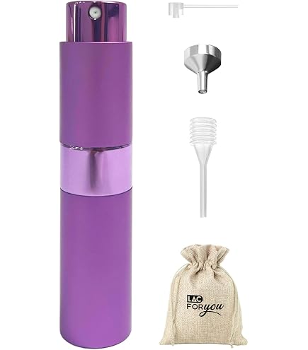 MELLIEX Parfümzerstäuber – 2 Stück, 8 Ml, Aluminium, Nachfüllbar, Reisegröße, Schwarz & Silber