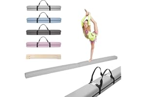 MAMOI® Poutre Gymnastique Pliable pour Enfant (Longueur de la pièce 200 cm), Accessoires de Gym pour Enfants, Poutres Anti-dérapant et Pratique à Transporter
