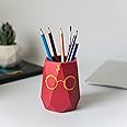 Dwell dapper| Hexagonal Pencil Holder Super Hero Multi Purpose Pen Or Pencil Holder Stylish Desk Organizer For Office Study Table (Harry Potter)