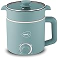 Pigeon by Stovekraft Swift Plus Multi-Cook Kettle 1.5L, with Steamer, Egg Rack - Blue | Double Layered | Food Grade Stainless Steel Inner wall | Glass Lid | Auto Shut-off