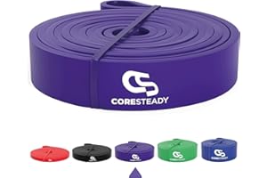 ‎CORESTEADY Coresteady Fitness Band and Elastic Band Sports - Robust Rubber Pull-Up Band for Men and Women - Strength Training and Muscle Building - Training, Fitness, Pull-Up Aid - Fitness Band