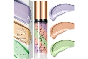 GNHG Isolation Cream,Colour Corrector Makeup Primer Base,Base De Imprimación Maquillaje Facial Para Unifica La Piel,Pore Filler Primer,Corrector Ojeras,Control De Aceite,Hidratante