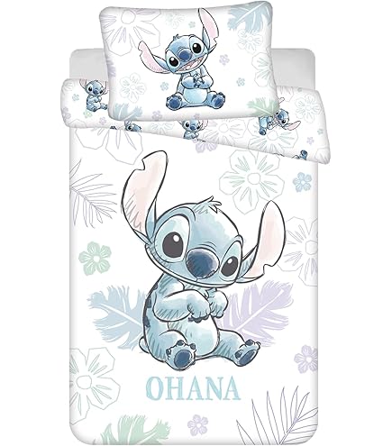 Parure De Lit Stitch Disney, Stitch Aloha Lecture Housse De Couette En De Literie