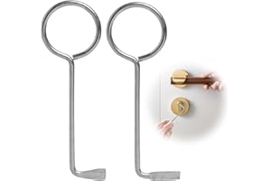 ANRBB Clef passe partout Set, Clés à Gorge Universelles Professionnelles en Acier Inoxydable, Clé à panneton Universelle, Outil d'ouverture pour Portes de Chambre et Serrures à Clé