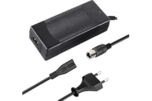 Scooter Corner Elektro Scooter Adapter Ladegerät, 42V 2A, Netzteil Ladegerät mit Ladekabel für Scooter Xiaomi M365, M365 Pro, 1S, G30, Ninebot ES1, ES2, ES4, Bird, Lime