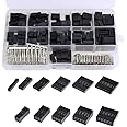 Gasea 620pcs 2.54mm JST Crimp Pin Conector Pin Header Wire Jumper and Male Female Crimp Pins Kit