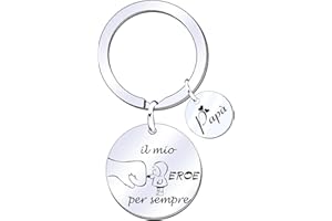 MNBVBV Regalo Papa Regalo Uomo Regalo di Papà Portachiavi di Papà Portachiavi del Papà Regalo della festa del Papà Regalo Papa Compleanno del Papà
