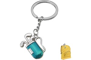 Libetter Golf Sport Keychain,Personalized Golf Keychains For Men - Sport Key Chain For Sports Clubs Christmas Party Promotional Gift