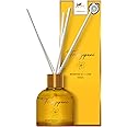 Pan Aromas (100ml) Oriental Frangipani Scented Reed Diffuser Set| Room Air Freshener| Reed Diffuser for Home Fragrance - Offices, Home, Bathroom & Living Room| Lasts Upto 45-60 Days