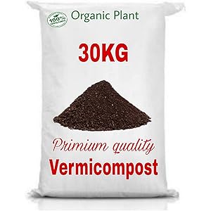 ORGANIC PLANT Primium Quality Vermicompost for Plants (30kg)