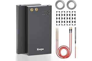 Punktschweißgerät,Kerpu Akku Punktschweißgerät 7500mAh,11 Gänge verstellbar mit 10m Nickelstreifen,4 Batteriehalte