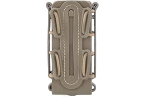 WarmHeartting Bolsa Bolsillo para Revistas para 9mm mag Holder Airsoft mag Bolsa Portacargador táctica Mochila Chaleco Accesorios Molle